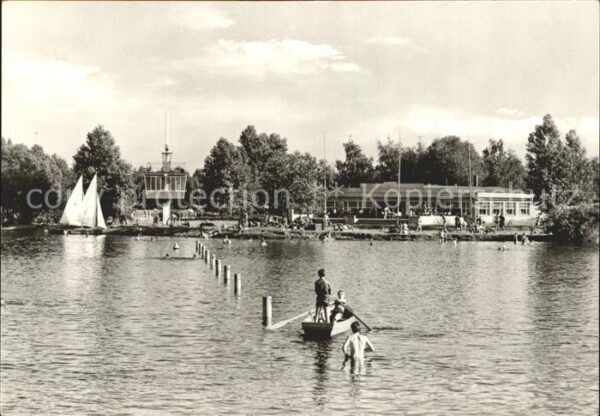 Knappensee Oberlausitz HO- Gaststätte Strandklause Regattaturm