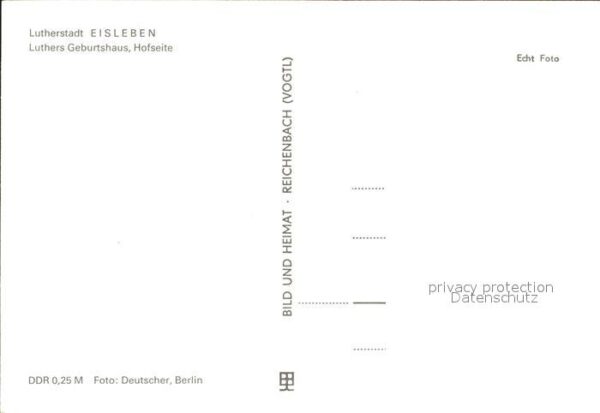 Eisleben Luthers Geburtshaus Hofseite – Bild 2