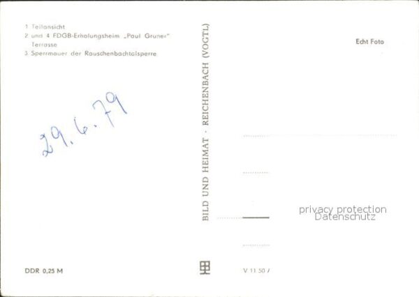 Caemmerswalde FDGB- Erholungsheim Paul Gruner terrass – Bild 2