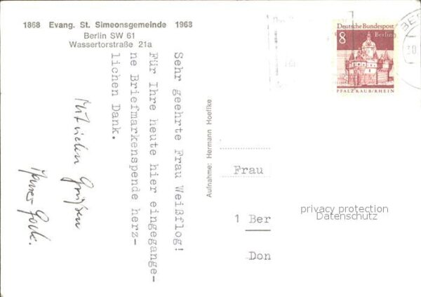 Berlin Evangelische Sankt Simeonsgemeinde – Bild 2