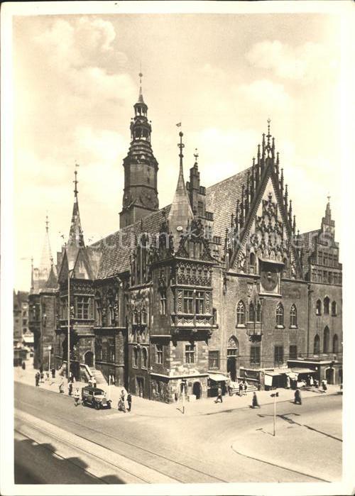 Breslau Niederschlesien Rathaus