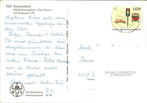 Rauschenbach Neuhausen FDGB Erholungsheim Paul Gruner – Bild 2