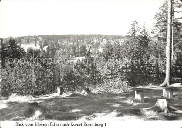 Baerenburg Sachsen Blick vom Kleinen Echo