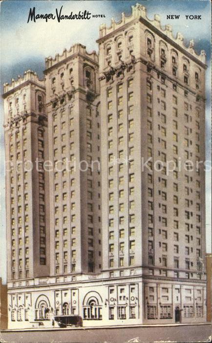 New York City Manger Vangebilt Hotel Park Avenue