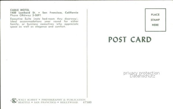 San Francisco California Cable Hotel Uo,er – Bild 2
