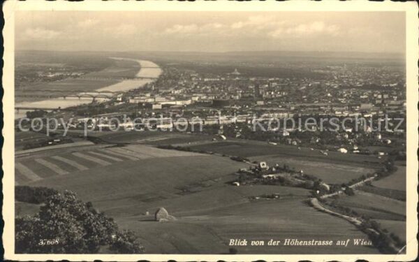 Wien Blick von Höhenstrasse