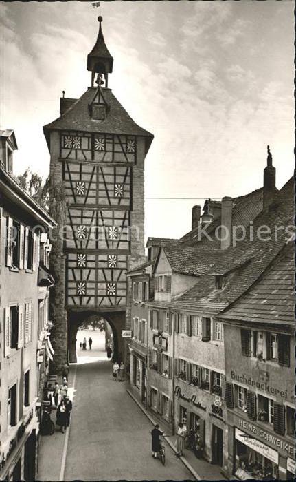 Konstanz Bodensee Schnetztor mit Hus-Haus