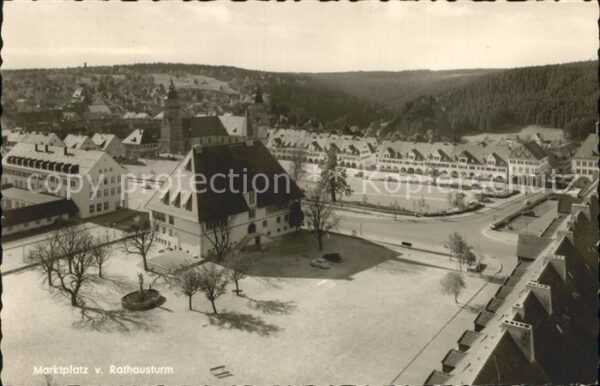 Freudenstadt Marktplatz Rathaus