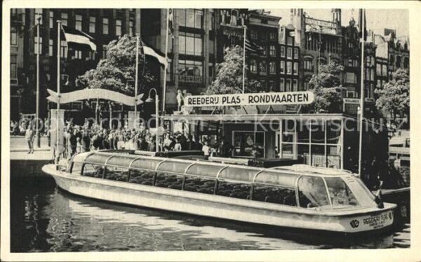 Amsterdam Niederlande Reederij Plas Ausflugsboot
