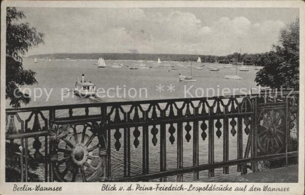 Wannsee Blick von Prinz Friedrich Leopldbrücke