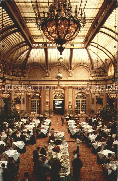San Francisco California Sheraton Palace Hotel Restaurant