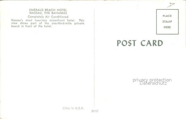 Nassau City Emerald Beach Hotel Strand – Bild 2