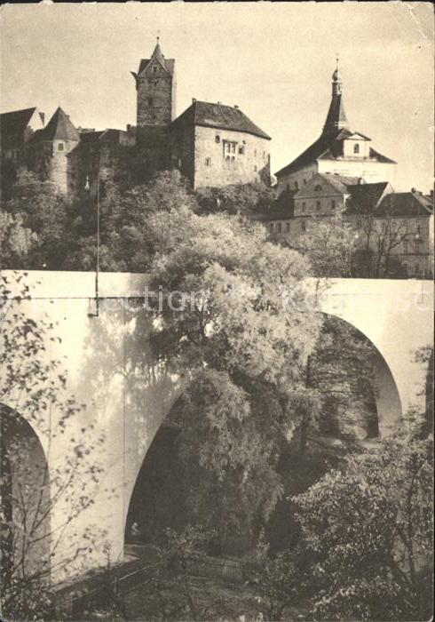 Elbogen Loket Brücke am Eger mit Burg