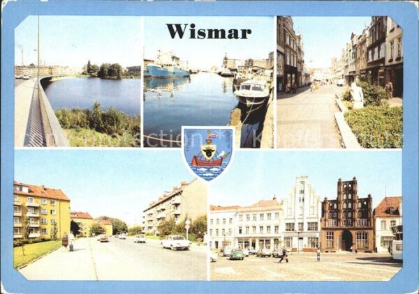 Wismar Mecklenburg Vorpommern Hafen Krämerstrasse Rudolf-Breitscheid-