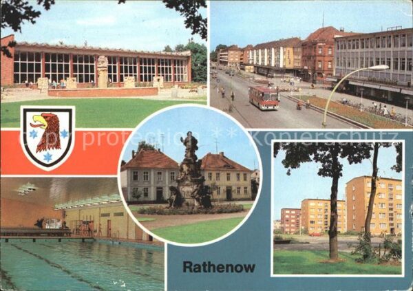 Rathenow Schwimmhalle Denkmal des Kurfürsten