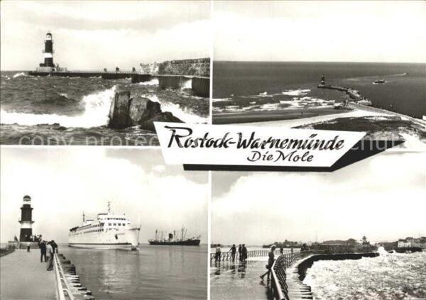 Warnemuende Ostseebad Mole Leuchtturm