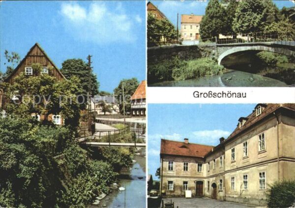 Grossschoenau Sachsen Lausur Mandau Damastmuseum im Kupferhau