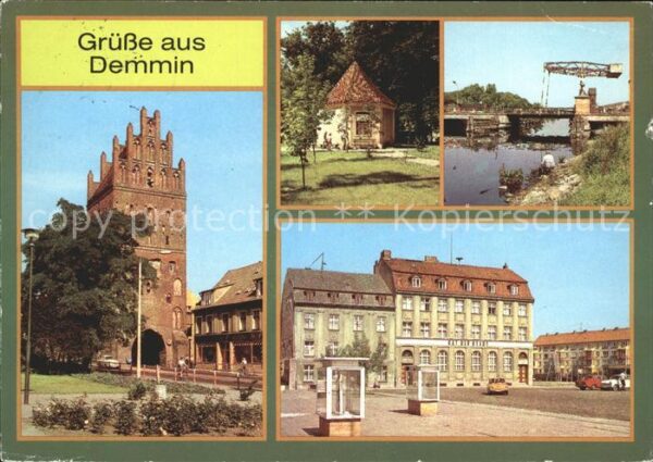 Demmin Mecklenburg Vorpommern Tor Brücke