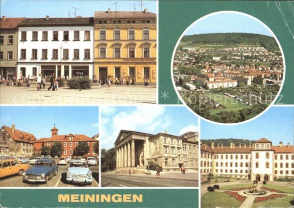 Meiningen Thueringen Markt Theater Schule