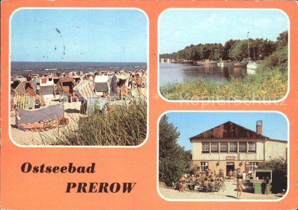 Prerow Ostseebad Strand Seglerhafen Dünenhaus