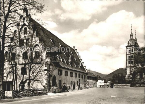 Amorbach Miltenberg Schloßmühle und Abteikirche