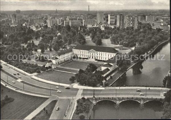 Berlin Fliegeraufnahme Schloß Bellevue Hansavi