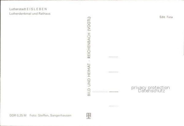 Eisleben Lutherdenkmal Rathaus – Bild 2