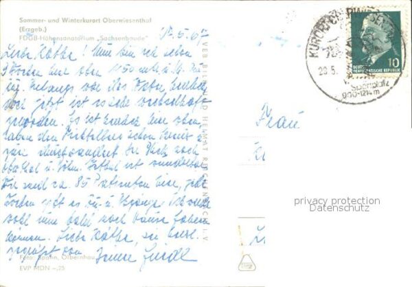 Oberwiesenthal Erzgebirge Sanatorium Sachsenbaude – Bild 2