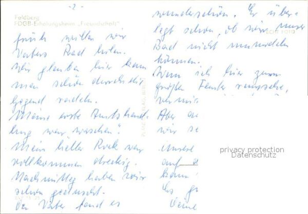 Feldberg Mecklenburg FDGB Erholungsheim Freundschaft – Bild 2