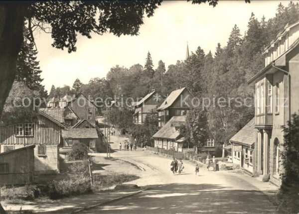 Schierke Harz Kirchberg Strassenpartie