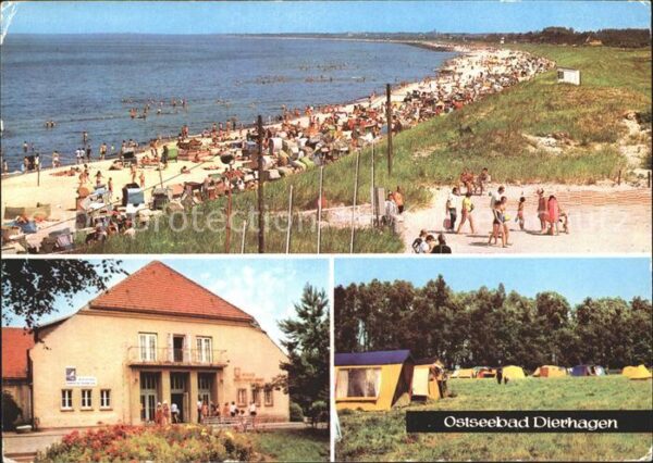 Dierhagen Ostseebad Strand FDGB Heim Ernst Moritz Arndt