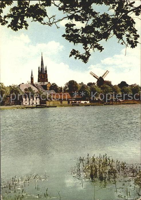 Werder Havel Havelpartie mit Windmühle