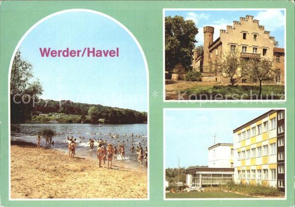 Werder Havel Schloß Petzow Glindower See Touristenho