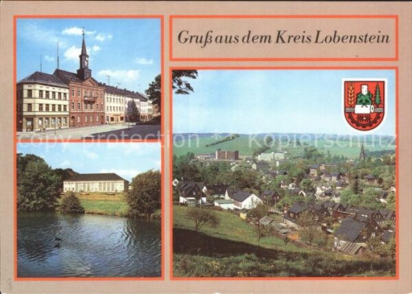 Lobenstein Thueringen Bad Marktplatz Rathaus Ebersdorf Orangerie