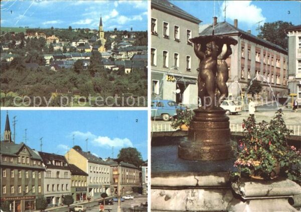 Lengenfeld Vogtland August-Bebel-Platz Brunnen