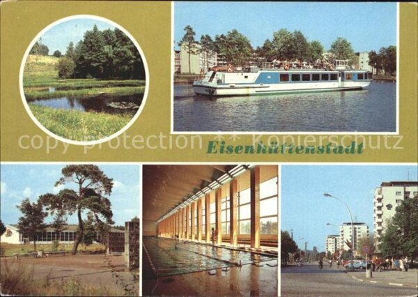 Eisenhuettenstadt Goldfischteiche Schwimmhalle Leninallee