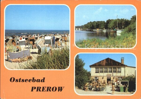 Prerow Ostseebad Strand Hafen Milchar am Dünenhaus