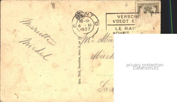 Anvers Antwerpen Place de Meir et Torengebouw – Bild 2