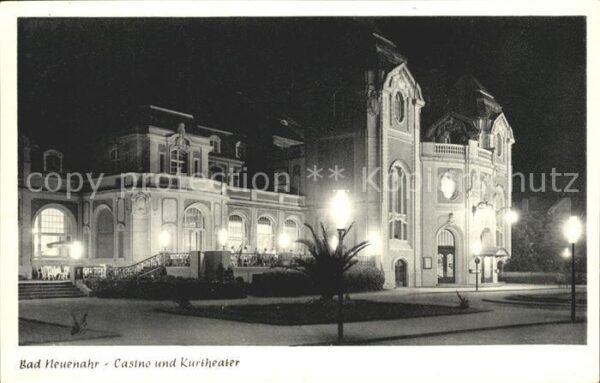 Bad Neuenahr-Ahrweiler Casino und Kurtheater bei Nacht