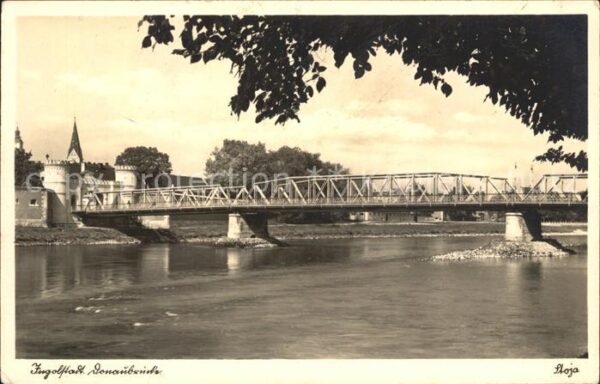 Ingolstadt Donau Donaubrücke