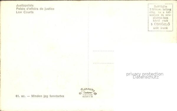 Kaposvar Igazsagügyi Palota Justizpalast – Bild 2