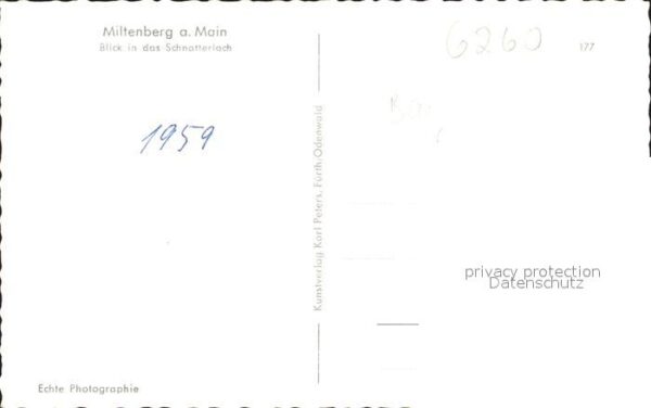 Miltenberg Main Blick in das Schnatterloch Fachwerkhäus – Bild 2
