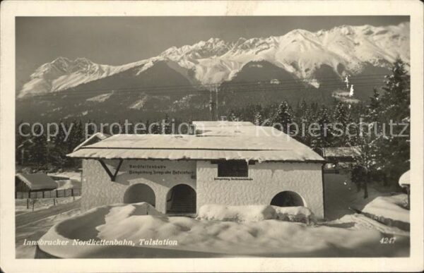 Innsbruck Innsbrucker Nordkettenbahn Talstation W