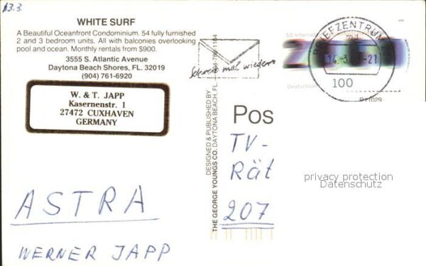 Daytona Beach White Surf Oceanfront Condominium Hotel – Bild 2