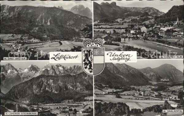Unken Drei Brüder Berge Loferer Alm Saalachta