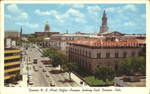 Denver Colorado Colfax Avenue looking East