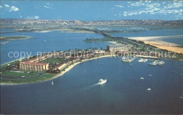 San Diego California Mission Bay Park aerial view