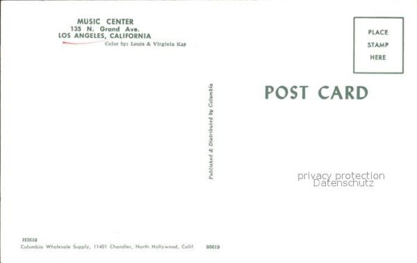 Los Angeles California Music Center – Bild 2
