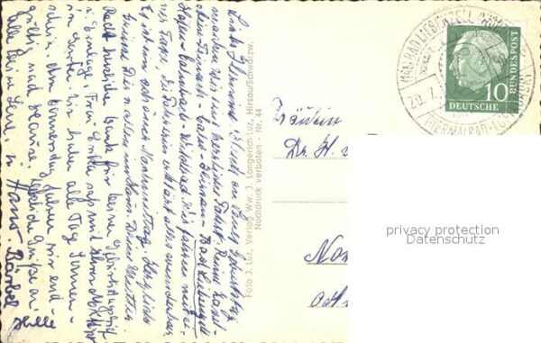 Hirsau Teilansicht Schloss Gedicht Ludwig Uhla – Bild 2