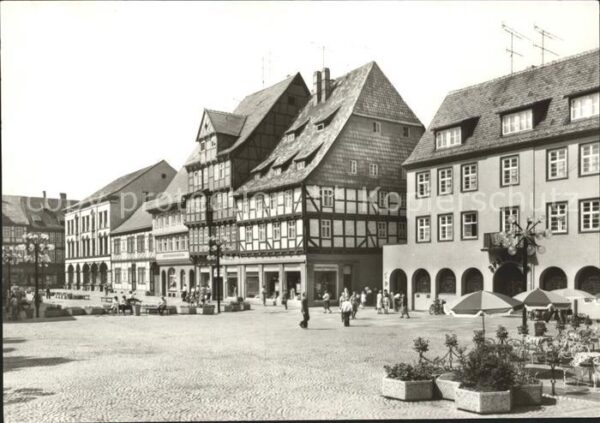 Quedlinburg Markt Fachwerkhaus
